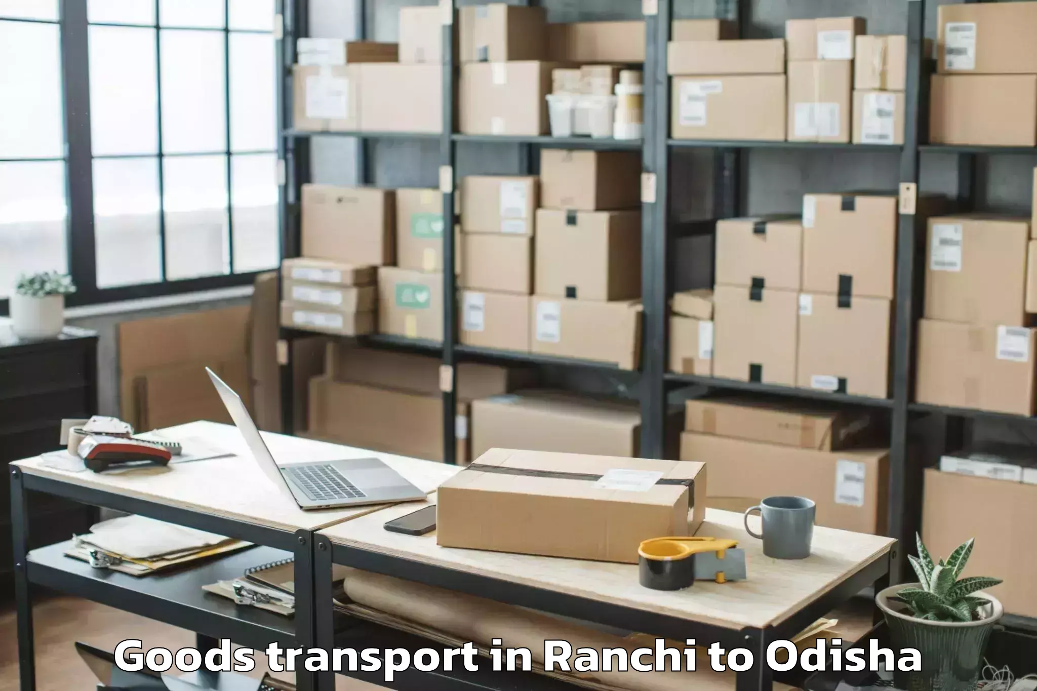 Easy Ranchi to Oupada Goods Transport Booking